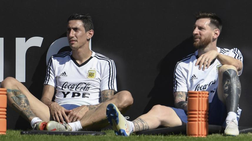 di maria and messi
