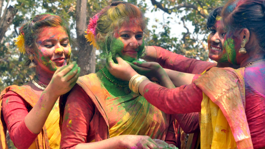 Holi festival in West Bengal