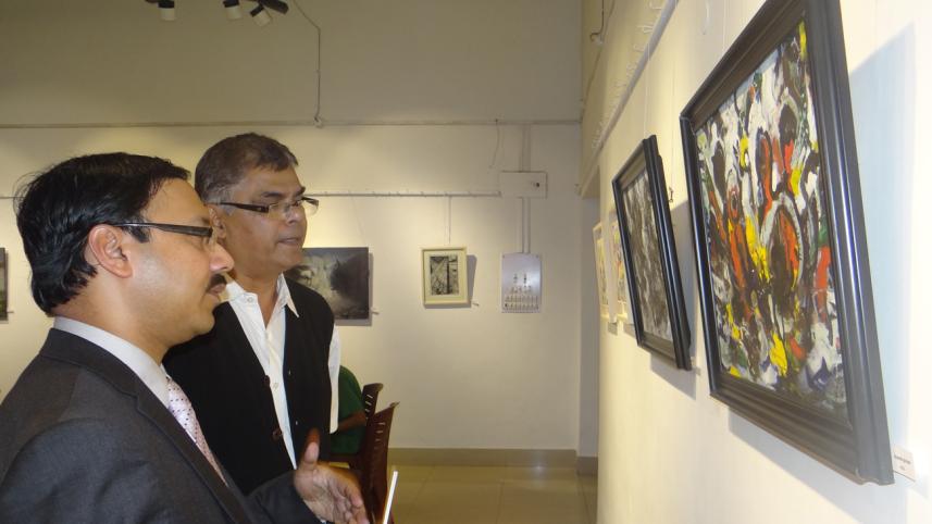 ভারত-বাংলাদেশের শিল্পীদের চিত্র প্রদর্শনী