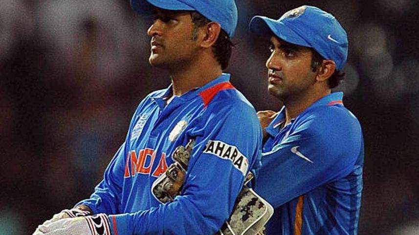 dhoni gambhir