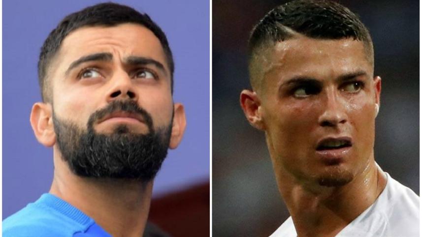 kohli and ronaldo