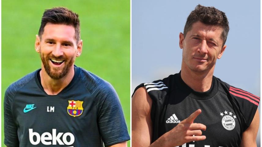 messi and lewandowski