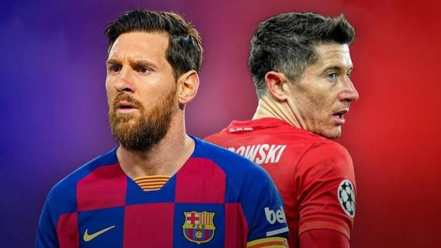 messi and lewandowski