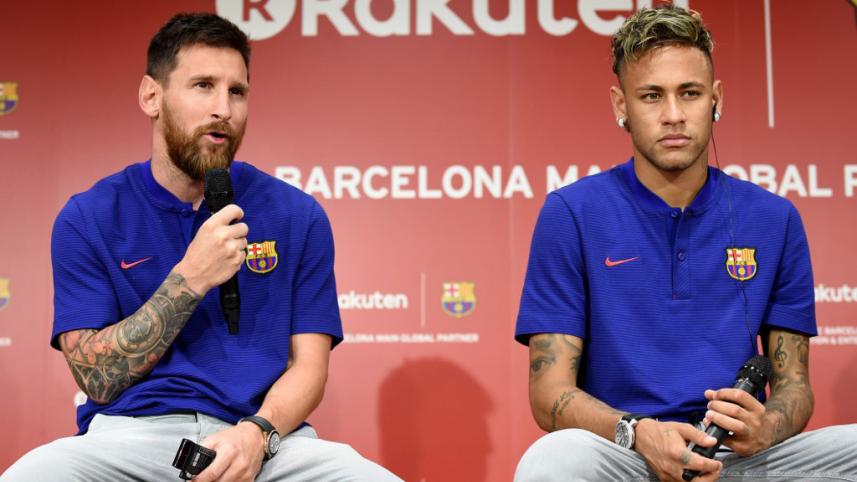 messi and neymar