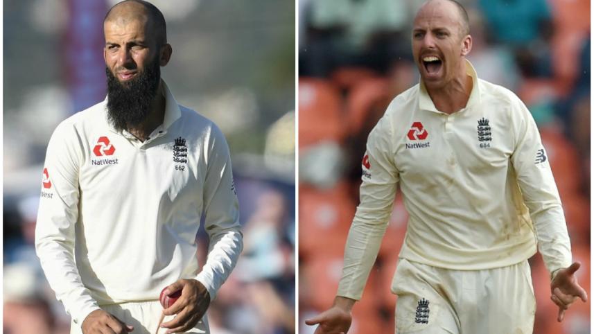 moeen ali and jack leach