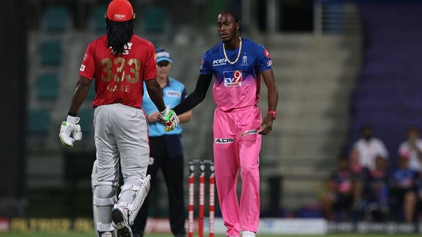 Jofra Archer & Chris Gayle 