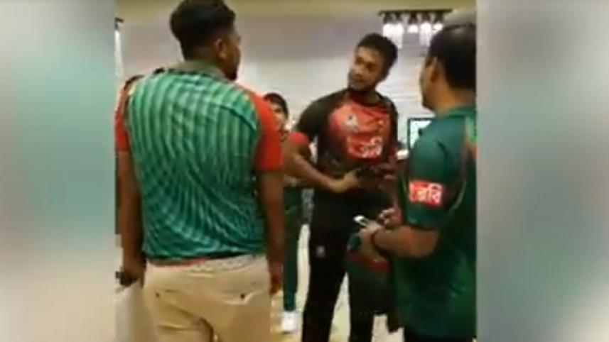 ফ্লোরিডায় ভক্ত বিরক্ত করাতেই মেজাজ হারান সাকিব