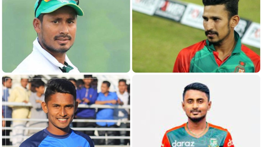 mohammad ashraful, Nasir Hossain, Aminul Islam Bilob, Tanzid Tamim