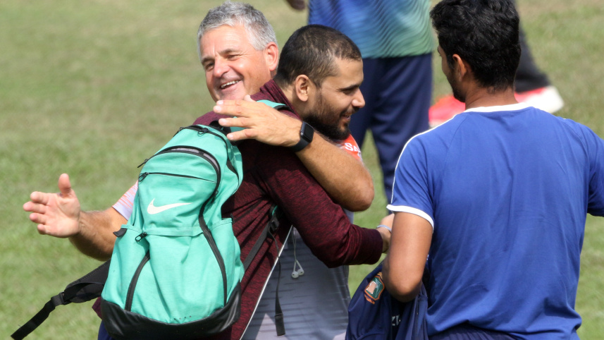 steve rhodes & Mashrafe Mortaza 