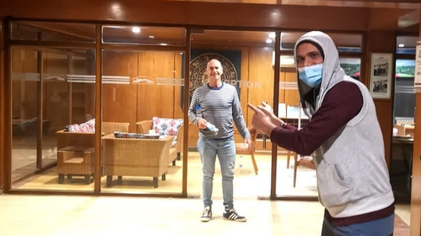 jamie siddons & Mashrafe mortaza 