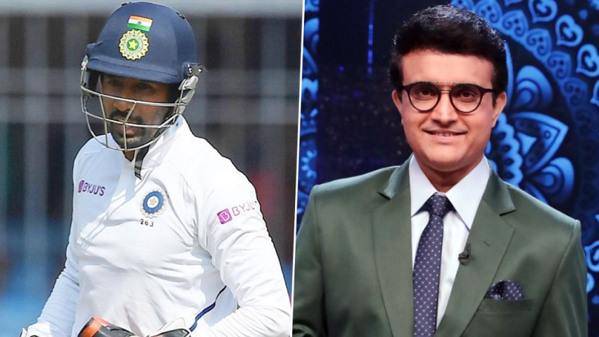 sourav ganguly & wriddhiman saha