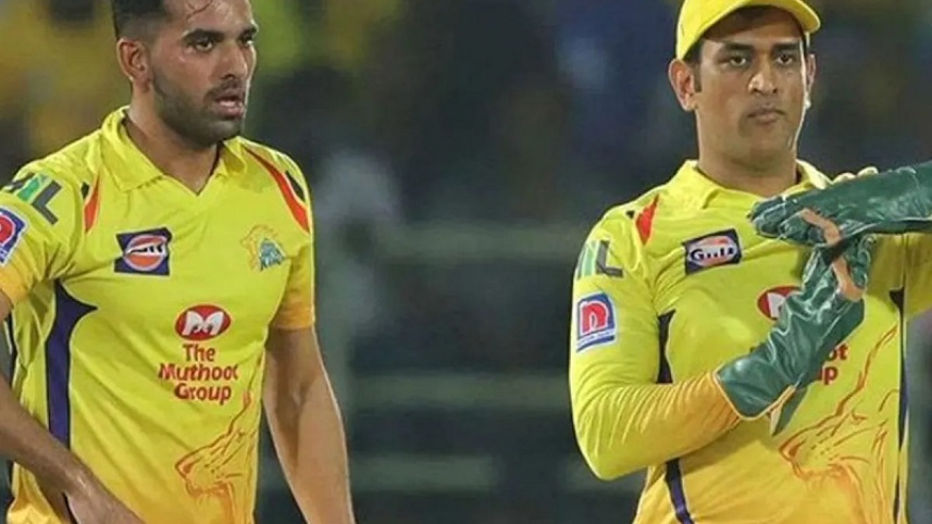 deepak chahar and ms dhoni