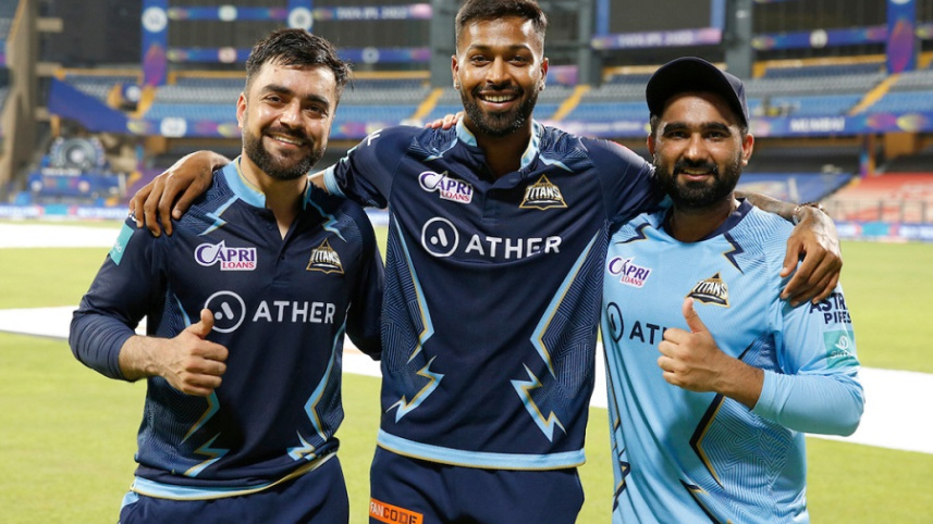 rashid khan, hardik pandya & rahul tewatia