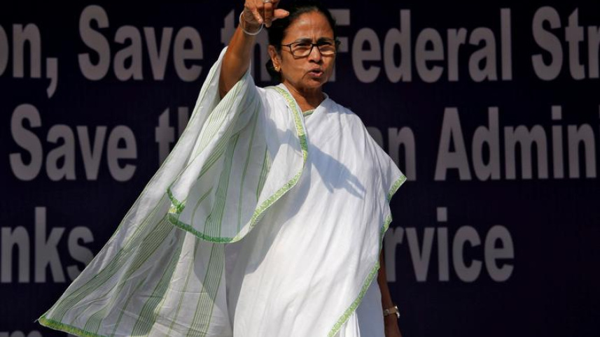 পশ্চিমবঙ্গের মূখ্যমন্ত্রী মমতা ব্যানার্জী