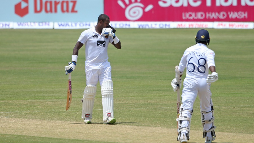 Angelo Mathews & vishwa fernando
