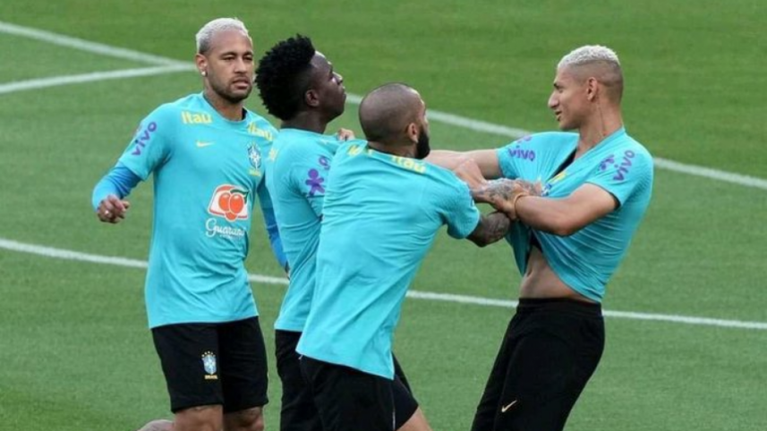 Richarlison and Vinicius Junior