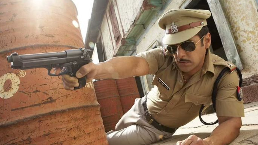দাবাং ছবিতে সালমান খান। ছবি: সংগৃহীত