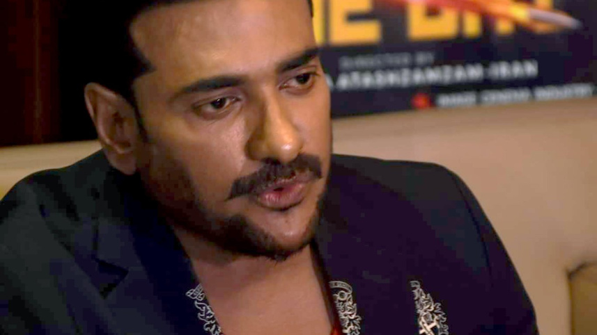 দিন দ্য ডে সিনেমার নায়ক অনন্ত জলিল। ছবি: অফিশিয়াল ফেসবুক পেজ থেকে নেওয়া