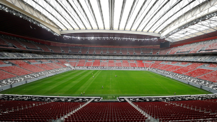 দোহার আল বাইত ফুটবল স্টেডিয়াম। ফাইল ছবি: রয়টার্স