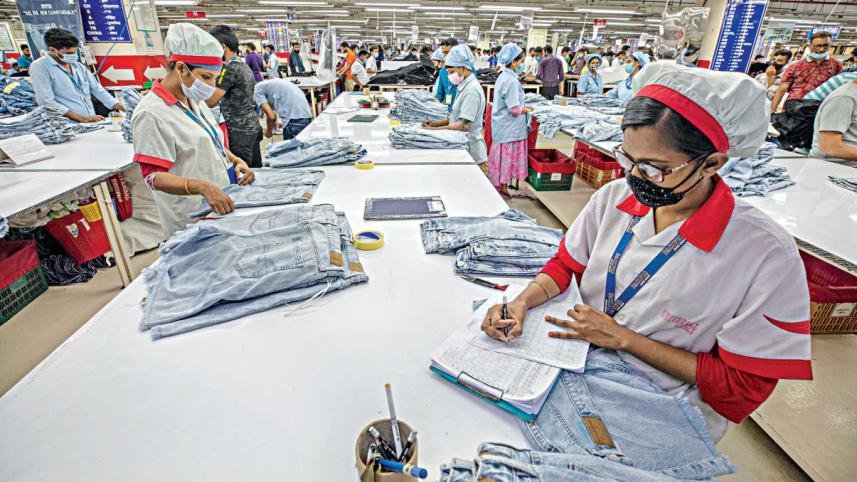 যুক্তরাষ্ট্রে পোশাক রপ্তানি