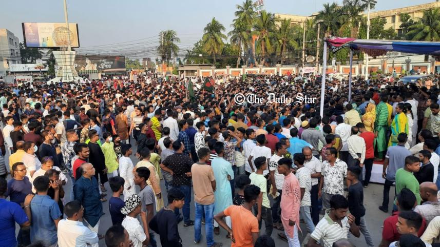 বিএনপির সমাবেশের আগের দিন খুলনায় আ. লীগের মোটরসাইকেল মহড়া