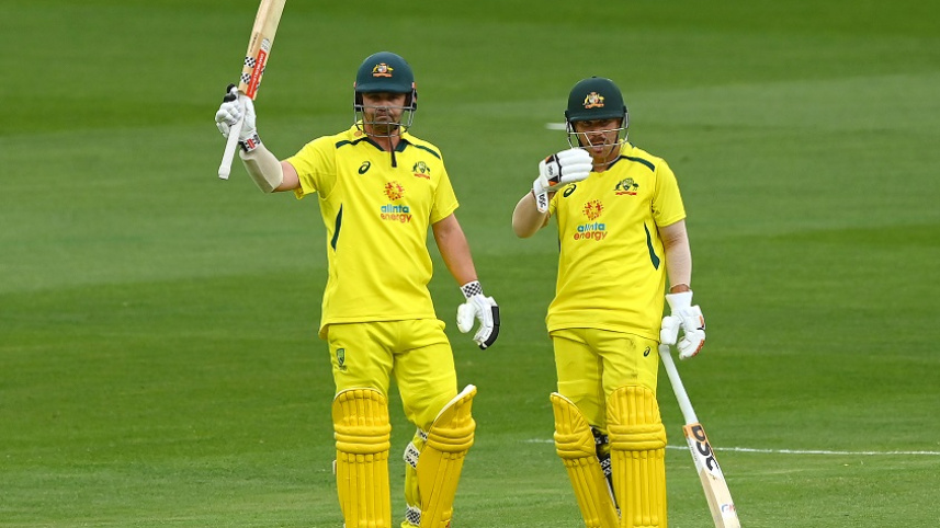 david warner & Trevis Head 