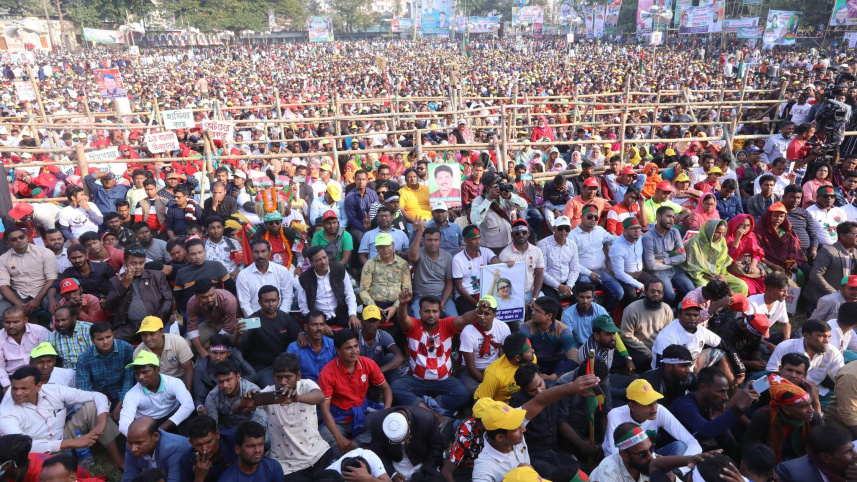 রাজশাহী বিএনপি গণসমাবেশ