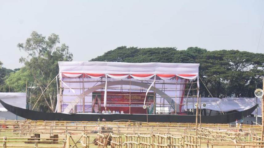 চট্টগ্রামে প্রধানমন্ত্রীর জনসভা : চট্টগ্রামের পলোগ্রাউন্ডে দলীয় জনসভায় ভাষণ দেবেন আওয়ামী লীগ সভাপতি ও প্রধানমন্ত্রী শেখ হাসিনা।