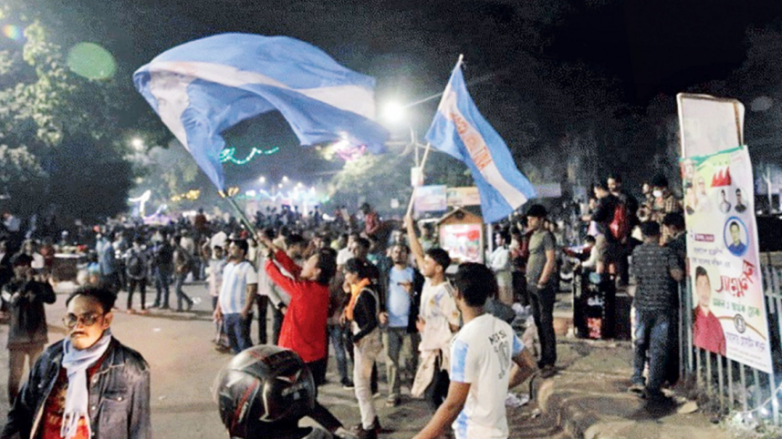 ঢাবি ক্যাম্পাসে আজ বিশ্বকাপ ফুটবল ম্যাচ দেখাবে না ছাত্রলীগ