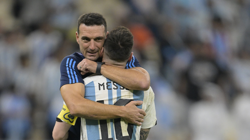 scaloni and messi