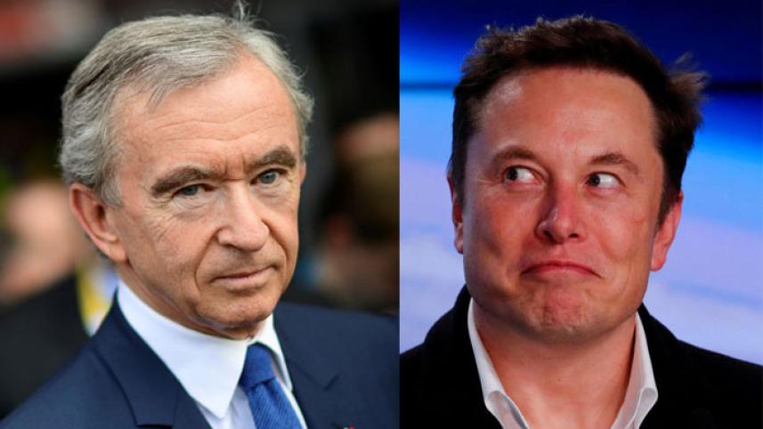 বার্নার্ড আরনট ও ইলন মাস্ক