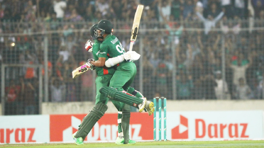 nazmul hossain shanto  & Taskin Ahmed