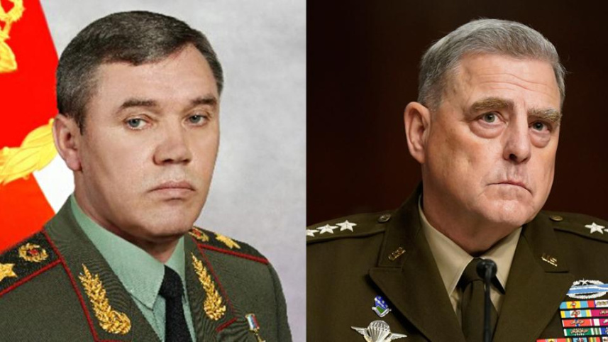 ভ্যালেরি গেরাসিমভ (বাঁয়ে) ও মার্ক মাইলি। ছবি: সংগৃহীত