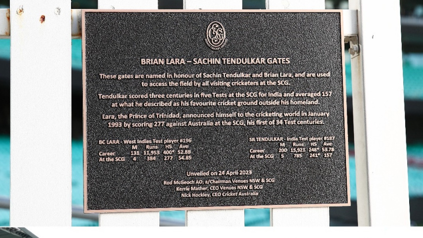 Sachin Tendulkar and Brian Lara