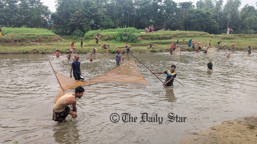 জাদুকাটা, মাছ শিকার, উৎসব