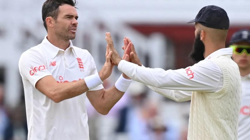 James Anderson and Moeen ali