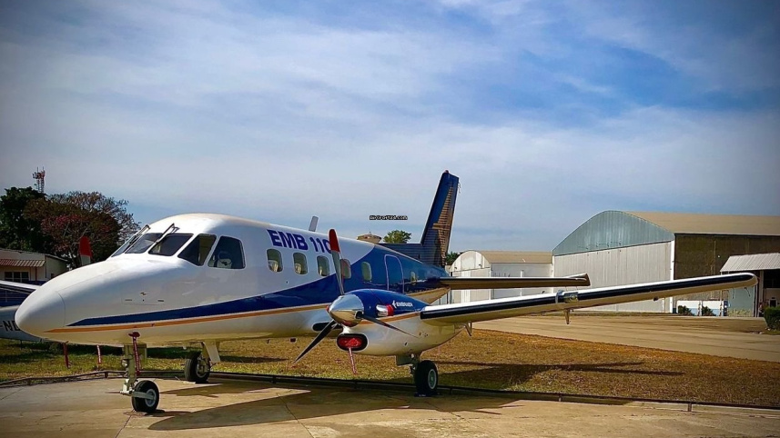 ইএমবি-১১০ মডেলের এমব্রায়ার বানদেইরান্তে উড়োজাহাজ। ফাইল ছবি: ফ্লাইট২৪ ডট কম থেকে সংগৃহীত