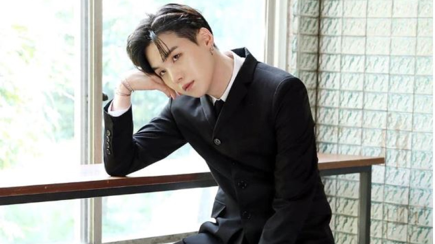 বিটিএসের অন্যতম সদস্য সুগা। ছবি: রয়টার্স