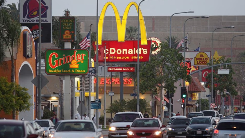 ক্যালিফোর্নিয়া, যুক্তরাষ্ট, ফাস্টফুড,