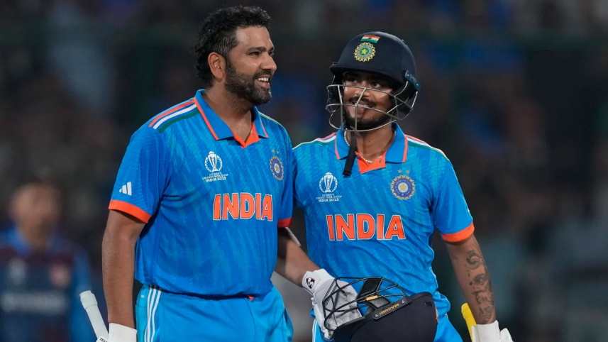 রোহিতের ব্যাটে ভারতের বিশাল জয়