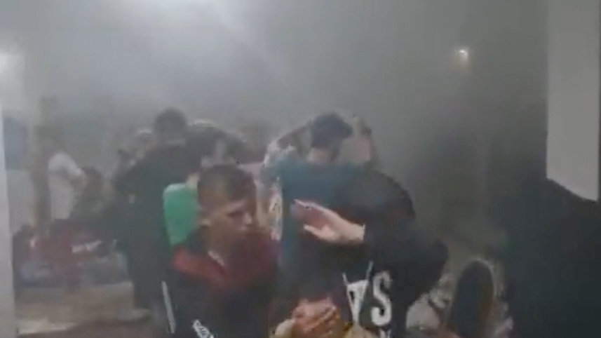 আল-কুদস হাসপাতালের ভেতরের দৃশ্য। ছবি: রয়টার্স