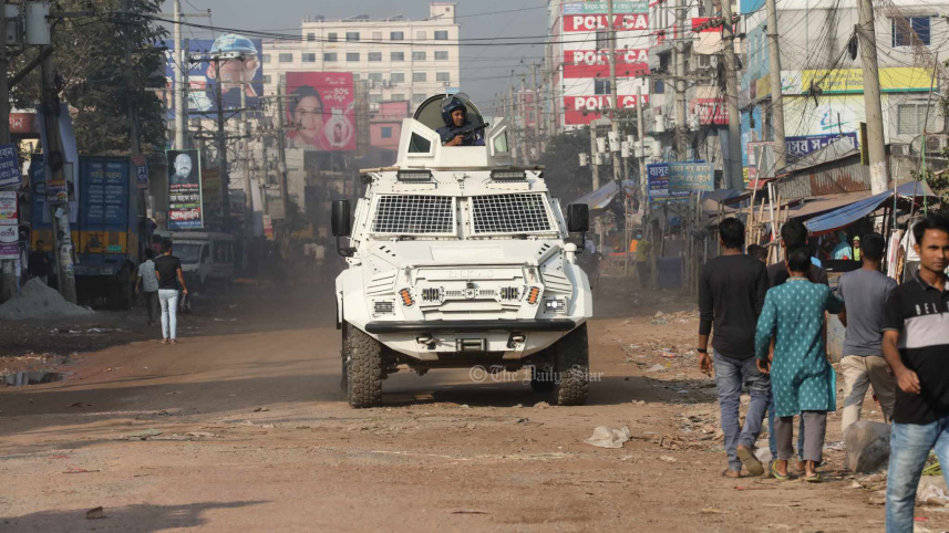 আশুলিয়ায় শ্রমিক সংঘর্ষ, পোশাক শ্রমিক, মজুরি বাড়ানোর দাবিতে শ্রমিক আন্দোলন, জামগড়ায় সংঘর্ষ,