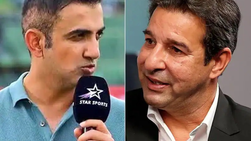 wasim akram and gautam gambhir