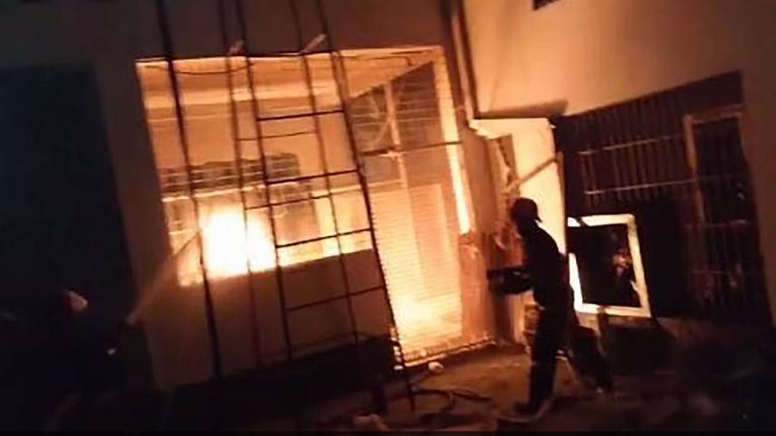 মহাখালীতে আগুন