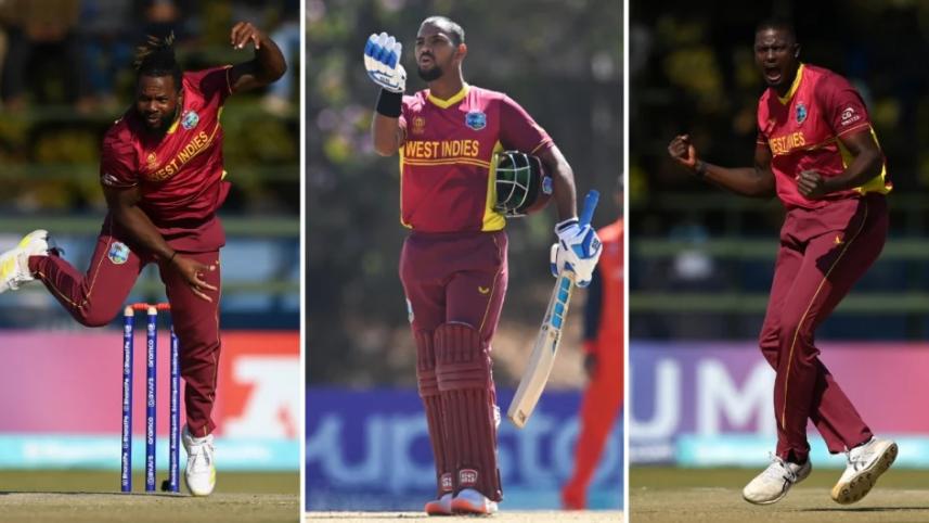 Jason Holder, Kyle Mayers, Nicholas Pooran