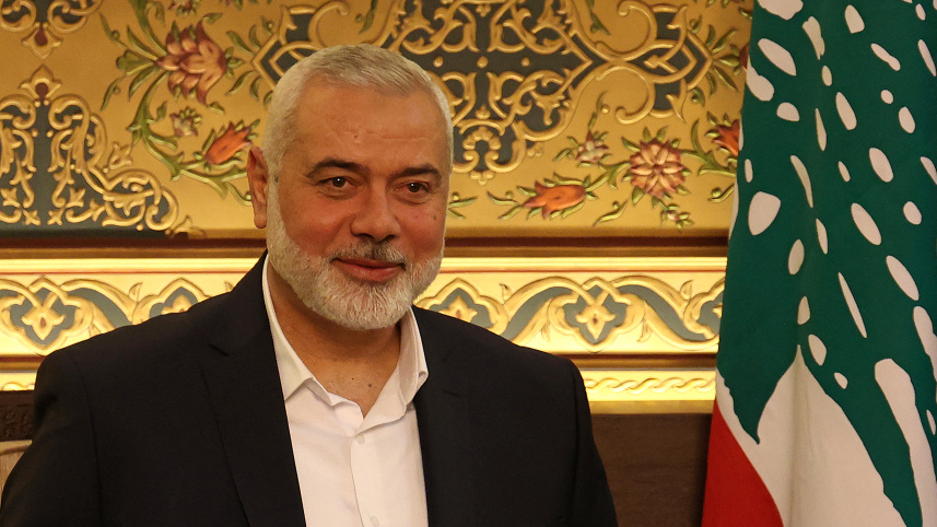 হামাস নেতা ইসমাইল হানিয়া। ফাইল ছবি: এএফপি