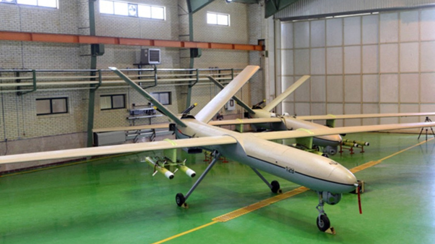 ইরানে নির্মিত শাহেদ ড্রোন। ফাইল ছবি: রয়টার্স