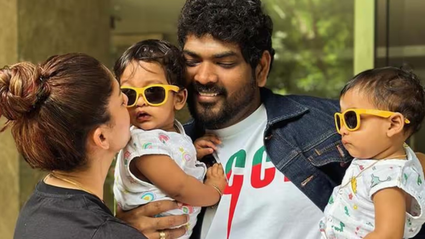 সম্পর্ক নিয়ে গুঞ্জনের মধ্যে পরিবারের সঙ্গে ঘুরছেন নয়নতারা