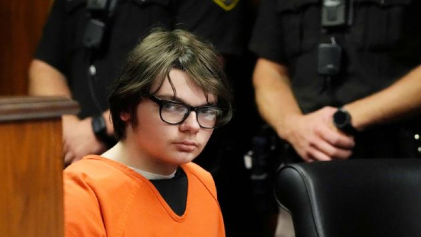 হত্যাকারী ইথান ক্রাম্বলি। ছবি: এএফপি