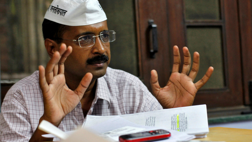 দিল্লির মূখ্যমন্ত্রী অরবিন্দ কেজরিওয়াল। ফাইল ছবি: রয়টার্স